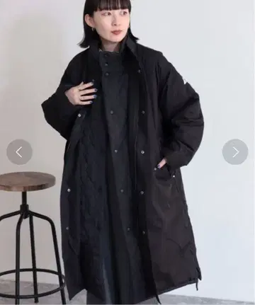 GEVACO/게바코 롱 코트 블랙