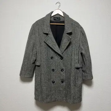 70s Vintage Herringbone Tweed