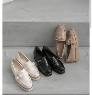 새상품급 RANDA 란다 우천 겸용 스퀘어토 로퍼 신발 로퍼