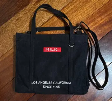 밀크페도 숄더백 토트백 블랙