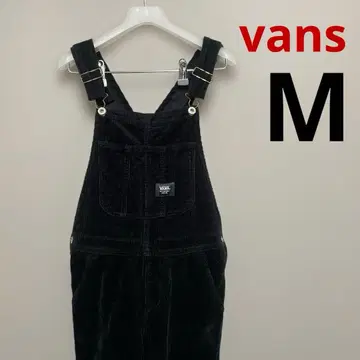 반스 vans 코듀로이 살로펫 오버롤 블랙 데님