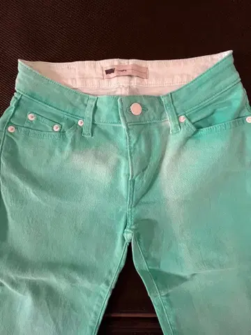 리바이스 컬러 데님