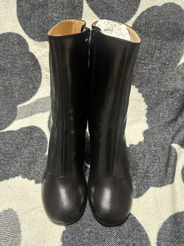 미사용 새상품 marimekko 블랙 힐 부츠 수납 봉투 포함