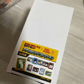 사카모토 데이즈 타워 레코드 카페 아크릴 배지 컬렉션 BOX