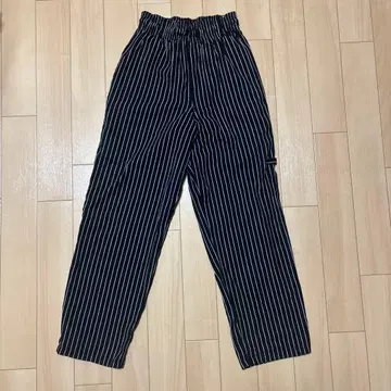 NEW CHEF 스트라이프 워크 팬츠 USA제