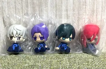 블루 록 다이소 DAISO  JITOT 러버 피규어 4종