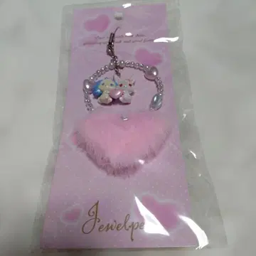 스트랩 복슬복슬 하트 헤이세이 출생 캐릭터 주얼펫 산리오