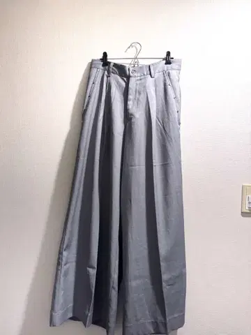 [Seyto] 스터드 포켓 플레어 팬츠 사이즈 2 그레이