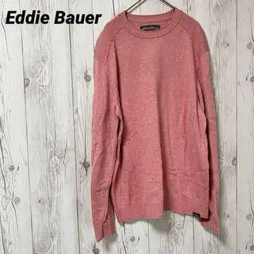 [ 에디 바우어 ] 긴팔 스웨터 캐주얼 핑크 M 면 100%