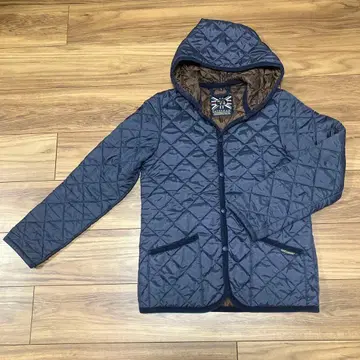 LAVENHAM 라벤햄 퀼팅 자켓 38 네이비 브라운