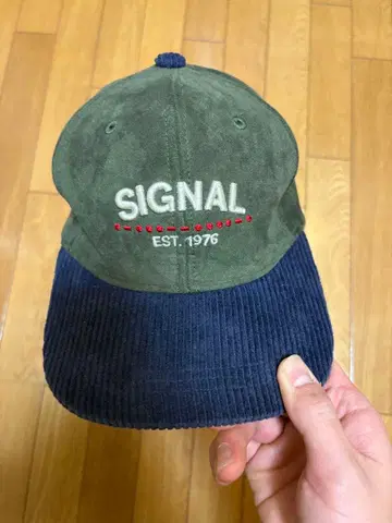 RUBEN SIGNAL 캡 올리브 그린/네이비