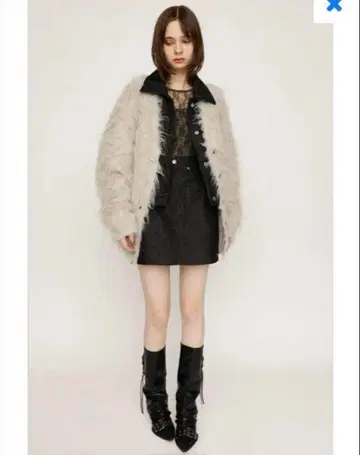 SLY SHAGGY LOOSE 가디건