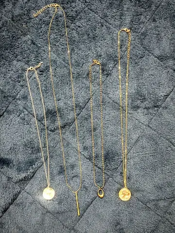 목걸이 5개 세트 (레스 블리스의 코인 목걸이 포함)