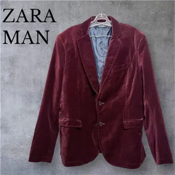 ZARA MAN 버건디 보르도 와인 레드 테일러드 자켓