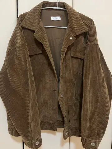 EVRIS 코듀로이 브라운 자켓 F 사이즈