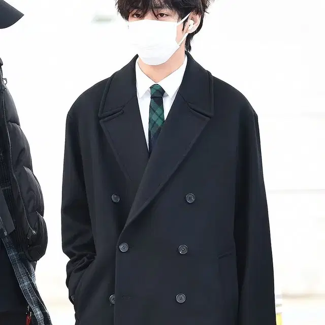 [BTS 뷔님 착용] 인사일런스 캐시미어 코트 XL 다크 그레이