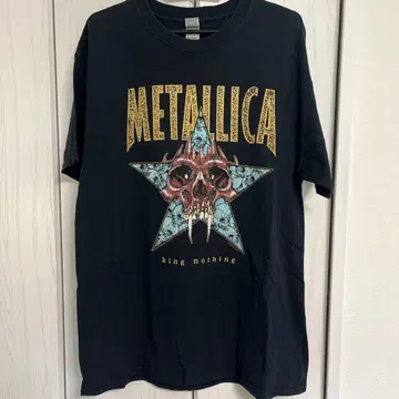 METALLICA 티셔츠 L 사이즈 스컬 디자인