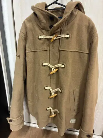 ROIAL 베이지 더플 코트