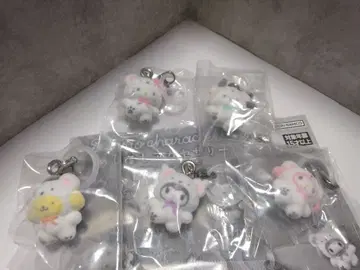 산리오 캐릭터즈 메지루시 액세서리 퍼프 스노우