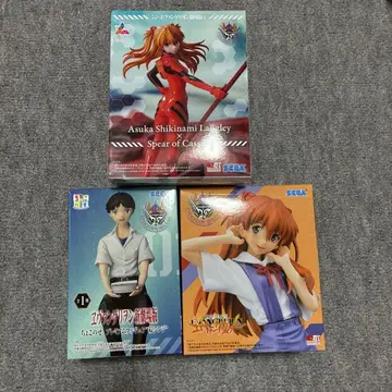 아스카 랑그레이 이카리 신지 피규어 3개 세트