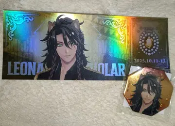 트위스테 블레이징 주얼 티켓풍 카드 캔 배지 레오나