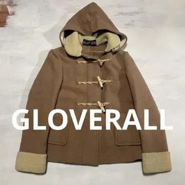 영국제 GLOVERALL 보아 절개 숏 더플 코트