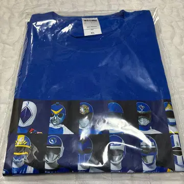 미개봉 새상품 파랑 블루 전 슈퍼 전대전 티셔츠 역대 집합 전대전 XL