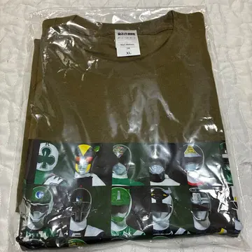 미개봉 새상품 전 슈퍼 전대 T 셔츠 역대 그린 대집합 XL 사이즈