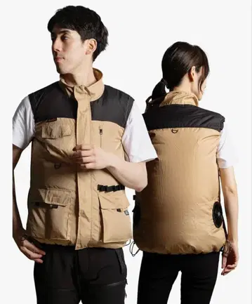 공조 작업복 공조 의류 단품 열사병 대책 여름 아웃도어 베스트 작업옷