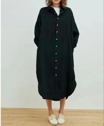 신존 shinzone 윈디 셔츠 드레스 블랙 새상품