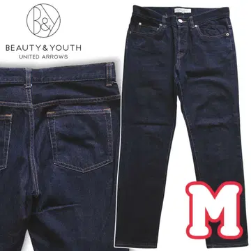 새상품급! 뷰티 앤 유스 beauty&youth 테이퍼드 데님 팬츠