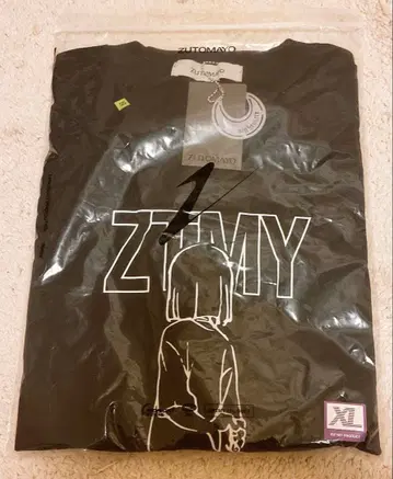 계속 한밤중이면 좋을 텐데. 니라 셔츠 블랙 XL 사이즈