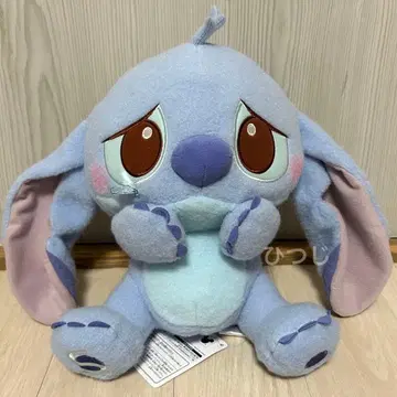 디즈니 스티치 밀키 보아 푹신푹신 BIG 봉제 인형 시무룩 처진 눈썹