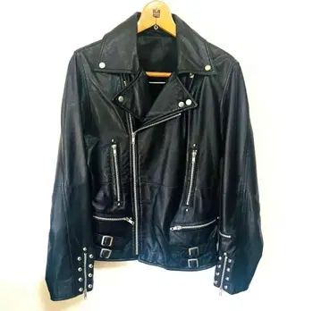 더블 라이더스 램 가죽 스터드 블랙 M 사이즈