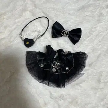 러브브 블랙 리본 포함 드레스 세트