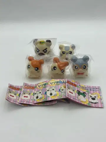 하무타로 소프트 비닐 손가락 인형 4종류 5개 세트