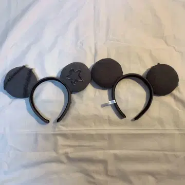 디즈니 데님 머리띠 2세트