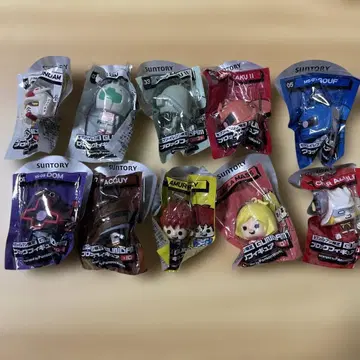 배송비 포함 미개봉 건담 블록 피규어 세븐 한정판 10종 컴플리트 세트