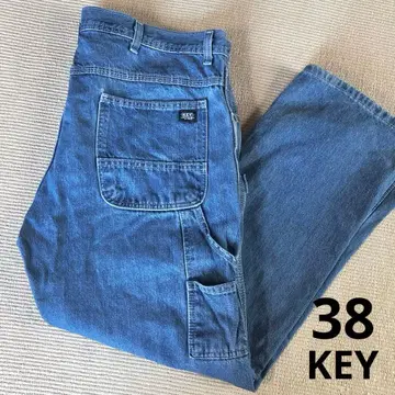 W38 KEY 데님 페인터 팬츠 멕시코제 카펜터 팬츠