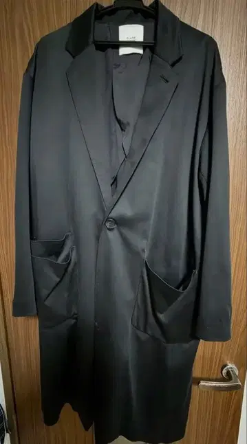 CLANE HOMME 블랙 롱 코트