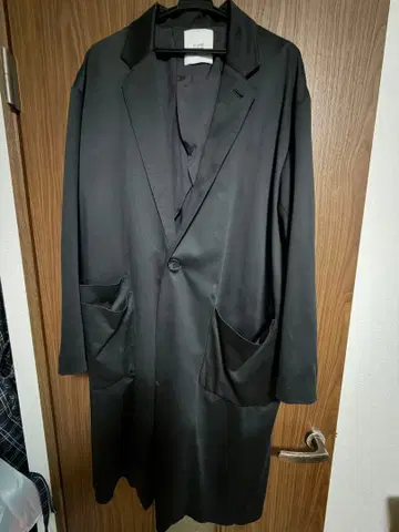 CLANE HOMME 블랙 롱 코트