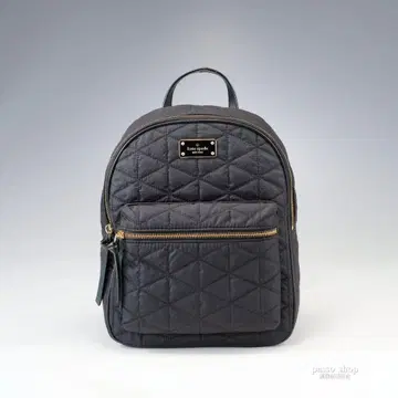 9282 케이트 스페이드 퀼팅 백팩 블랙 윌슨 나일론 새상품급