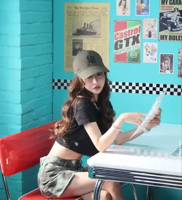 [ 미사용 새상품 ] 리베이로 ribeiro 로고 캡 차콜 그레이