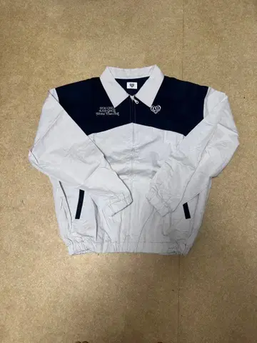 HTH 나일론 자켓 화이트/네이비