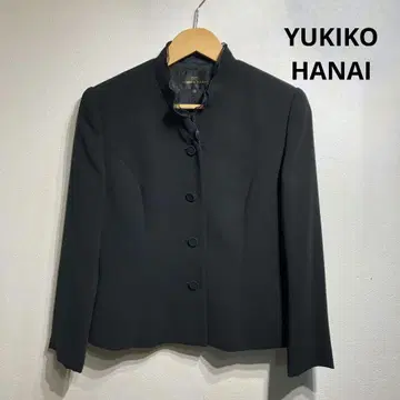 [ 새상품급 ] YUKIKO HANAI 유키코 하나이 블랙 노카라 자켓