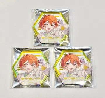 TOPPA!!! x 러브 라이브! 캔뱃지 호시조라 린 3개 세트