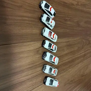 경찰차 미니카 7대 세트