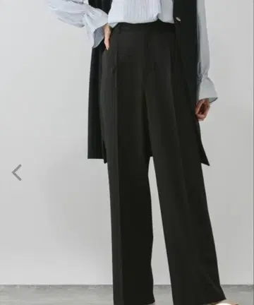 슬랙스 팬츠 아름다운 실루엣 와이드 스트레이트