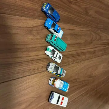 미니카 세트 7대 경찰차 구급차 버스