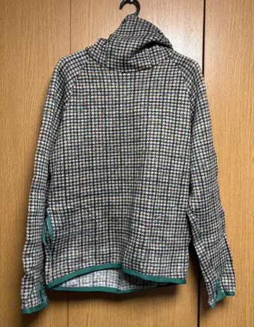 CCP 닌자 후드티 건 그랩 체크 M 사이즈